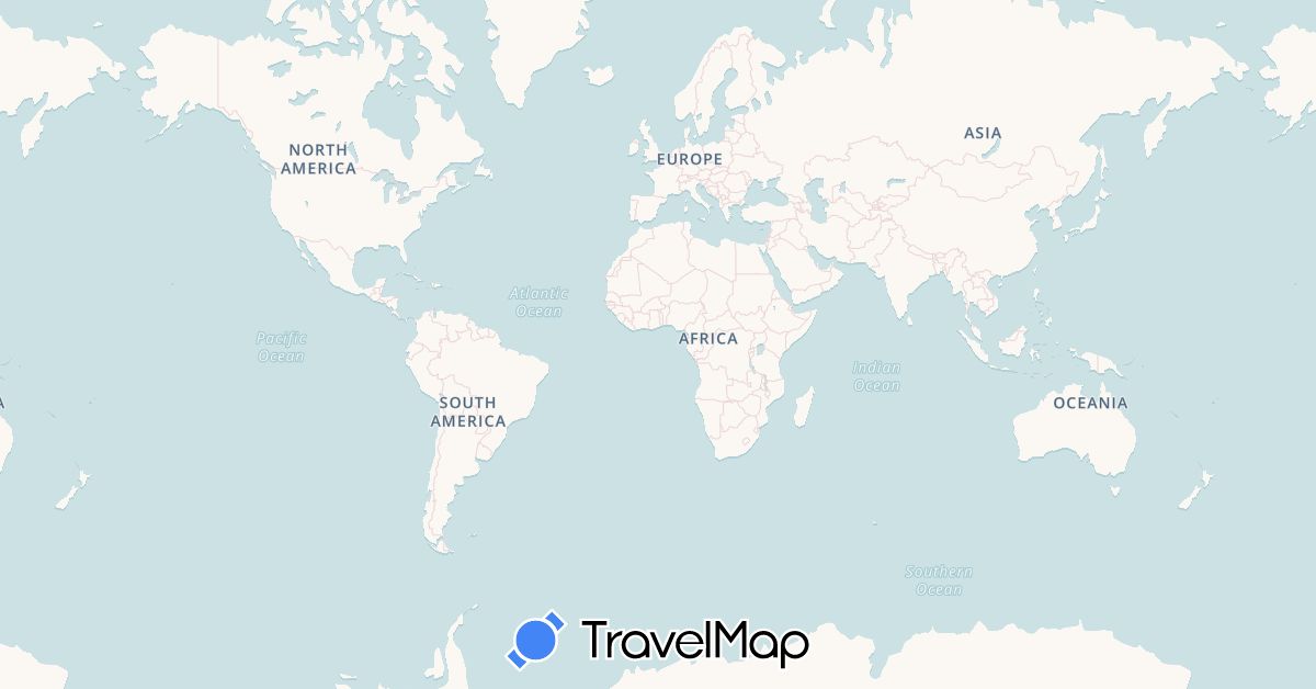 TravelMap itinerary: driving in Bulgaria, Estonia, France, Greece, Italy, Lithuania, Latvia, Poland, Romania, Sweden, Slovakia (Europe)